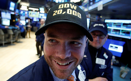  Индекс Dow Jones в ходе торгов достиг исторического максимума 